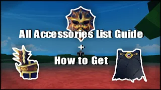 AOPG All Accessories List Guide How to Get - A One Piece Game