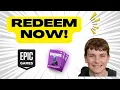 How to Redeem Fortnite V-Bucks Card Product Code on Epic Games Launcher 2025 Update