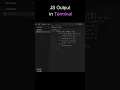 How to Run JavaScript in VS Code Terminal No Browser Needed