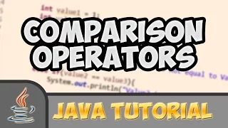 Java Tutorials Comparison operators