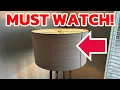Springcrest Gray and Gold Plastic Weave Lamp Shade My Honest Review