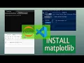 Download matplotlib in 1 minute install Matplotlib in jupyter notebook or VS code