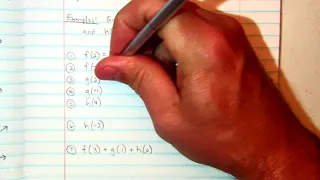 2-1 Function Notation and Evaluating Functions