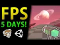 I made an FPS in 5 days Unity Microgame
