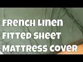 DAPU Linen fitted sheet - compared with another brand