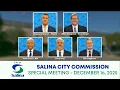Salina City Commission Special Meeting - December 16 2025