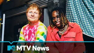 fireboy dml talks peru with ed sheeran mtv music