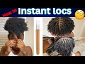 Detailed How to get instant locs on short men hair