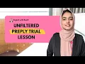 An unfiltered preply trial lesson B1 student Meet and greet
