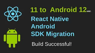 Migrate from android 11 to 12 100 working