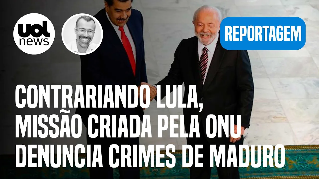 Contrariando Lula, missão criada pela ONU denuncia crimes de Maduro | Jamil Chade