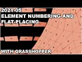 Tutorial Numbering and Flat-Placing Elements with Rhino and Grasshopper