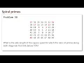 Project Euler Problem 58