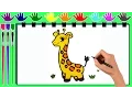 Coloring Pages GIRAFFE Drawing Pages To Color For Kids by KASIMA