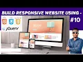 Learn How to Build a Modern Responsive Website with Html Css Bootstrap Javascript in Part 10