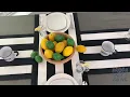 Black White Table Runners and Placemats Compilation