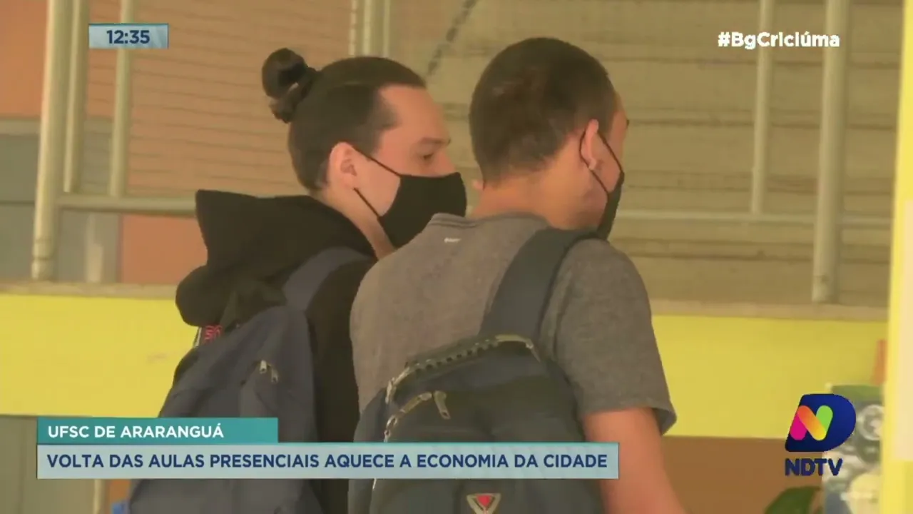 Retorno das aulas presenciais na UFSC de Araranguá aquece economia da cidade