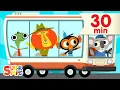 Download Lagu The Wheels On The Bus with Mr. Monkey! | And More Kids Songs | Super Simple Songs