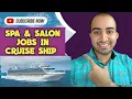 SPA JOBS IN CRUISE SHIP