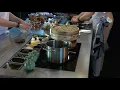 Busy Kitchen at 3 Michelin star restaurant Frantzen in Stockholm Sweden
