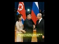 Download Lagu Kim Jong Un \u0026 Putin Handshake with Ri Sol-ju Smiling #Shorts