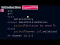 How to check a Zero Division Error in Python - Exceptional Handling