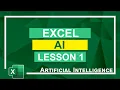 Excel Artificial Intelligence Lesson 1 - Excel Solver Tutorial