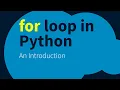 Python for Loop for loop in Python Python for loop simplified Basics of for loop SuMyPyLab