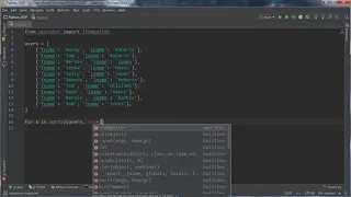 55 Python Programming Tutorial - Dictionary Multiple Key Sort