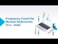 Frequency Count on Nested Statements Algorithms and Complexity Filipino-English Discussion