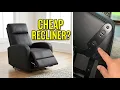 Cheap PU Leather Recliner Review