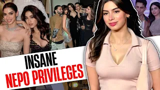 khushi kapoor s vip treatment is exposing bollywood 
