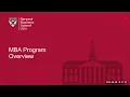 MBA Program Overview