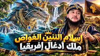 جلسة إسلام التنين الغواص ملك أدغال إفريقيا هو وقبيلته من الزنوج - الراقي المغربي نعيم ربيع