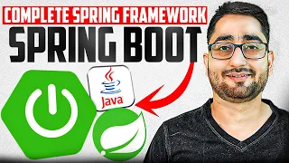Complete Spring Boot Backend Course 12 Hours Spring Framework REST API Database Hindi