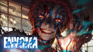 press gio de destrui o akaza kimetsu no yaiba enygma