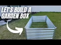 Unboxing Building The Land Guard Galvanized Raised 8x4x2 Garden Bed