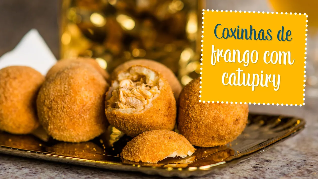 COMO FAZER COXINHA DE FRANGO COM CATUPIRY O CHEF E A CHATA