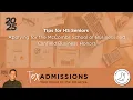 HS Seniors Applying for the McCombs School of Business and Canfield Business Honors