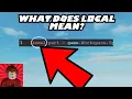 What Does Local Mean Roblox Studio Tutorial