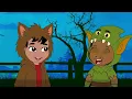 A-whooo! Goes the Werewolf - The Countdown Kids | 🎃 Halloween Songs 👻 | Lyric Video