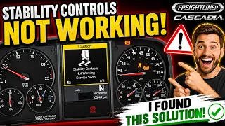 Stability Controls Not Working Service Soon Freightliner Cascadia
