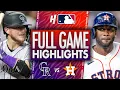 Colorado Rockies vs Houston Astros - RESUMEN COMPLETO DEL PARTIDO 15 de abril de 2026 Temporada