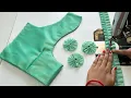 Frill Blouse Design Back Neck Net Blouse Design Cutting And Stitching Back Neck Blouse Design