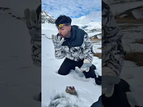 Quando vai bater bafinho na neve