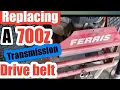 Replacing a Ferris 700z drive belt