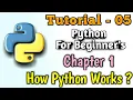 05 - How Python Works Python Compiler Python Tutorial Python 3 Python Tutorial in Hindi