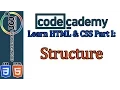Structure Learn HTML and CSS Part I CodeCademy