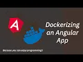Learning - How to use Angular 9 with Docker