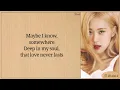 Lagu ROSÉ The Only Exception Lyrics [Full ver.]